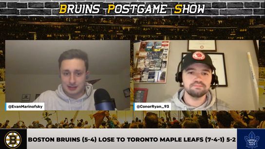 Video: Conor Ryan reacts to Bruins’ loss to Maple Leafs taken at BSJ Headquarters (Bruins)